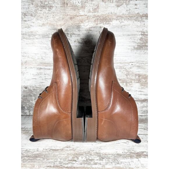 Men's Cole Haan Kennedy Grand Brown Leather Waterproof Chukka Boots Sz 10M - Picture 7 of 10